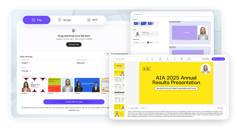 AI News Generator interface